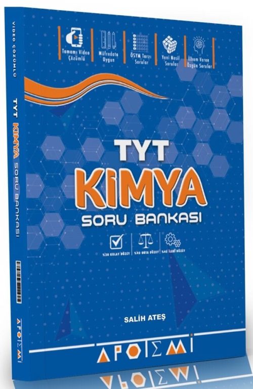 Apotemi Yayınları TYT Kimya Soru Bankası