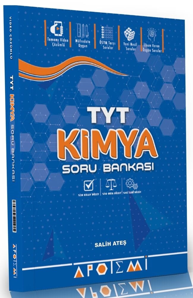 Apotemi Yayınları TYT Kimya Soru Bankası