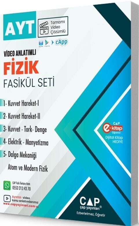 Çap Yayınları AYT Fizik Seti