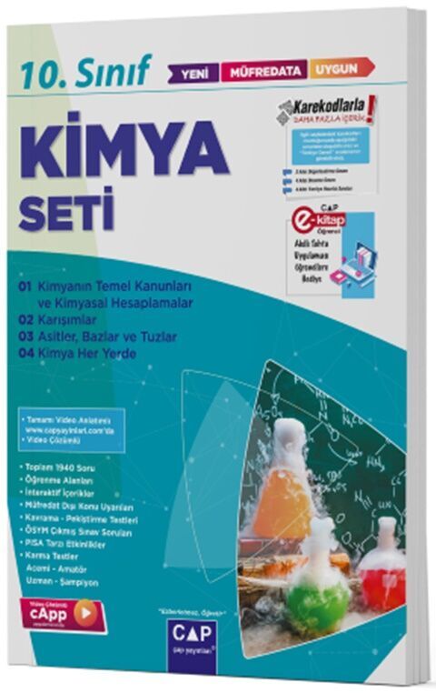 Çap Yayınları 10. Sınıf Kimya Anadolu Seti