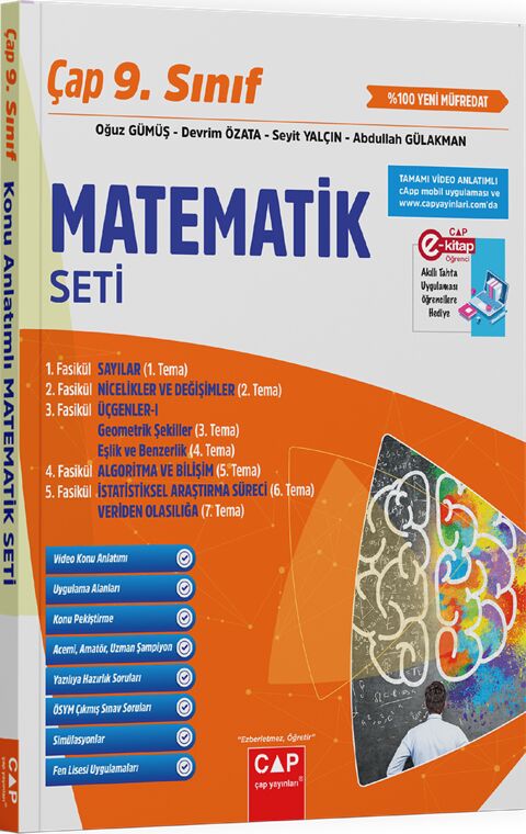 Çap Yayınları 9. Sınıf Matematik Seti