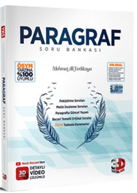 3D Yayınları Paragraf Soru Bankası