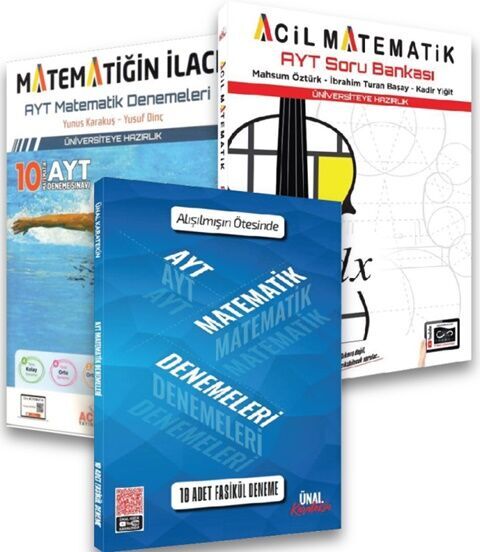 Acil Yayınları AYT Matematik Denemeleri Seti