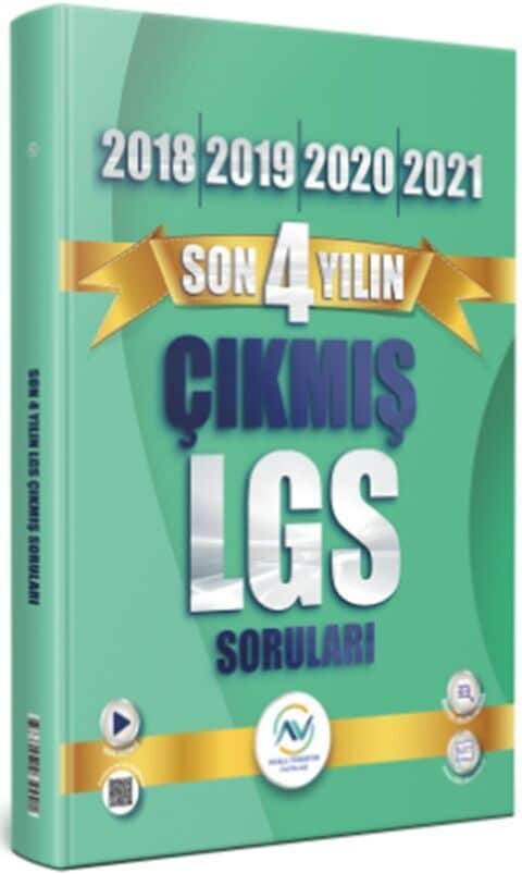 Av Akıllı Versiyon Yayınları 8. Sınıf LGS Son 4 Yılın Çıkmış Sorular