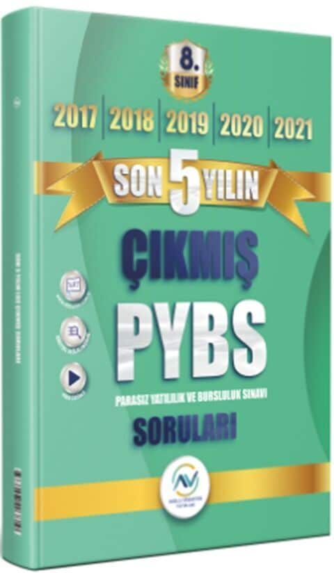 Av Akıllı Versiyon Yayınları 8. Sınıf LGS Son 5 Yılın Çıkmış Soruları