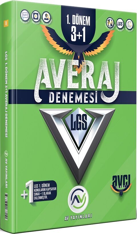 Av Yayınları 8. Sınıf LGS Averaj 1. Dönem 3 lü Deneme