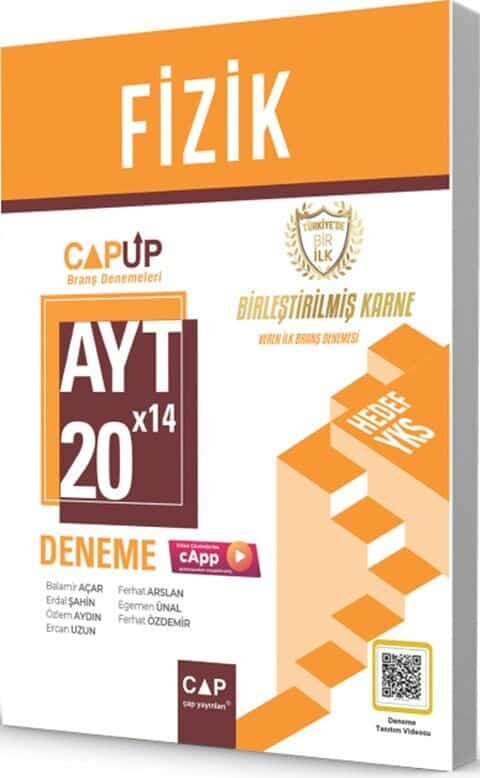 Çap Yayınları AYT Fizik 20 X 14 Up Deneme
