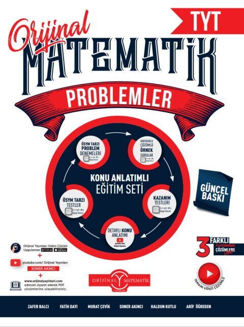 Orijinal Yayınları TYT Problemler Konu Anlatımlı Eğitim Seti